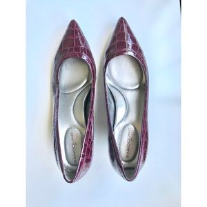 Bandolino maroon fish-skin pumps - 9M - NWOT